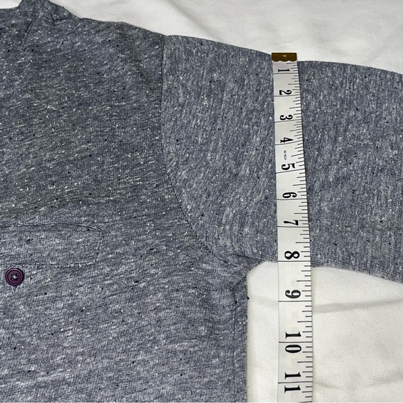 Goodale Textured Button Up Cardigan Sweater Jacket Slate Gray Blue Medium - Picture 13 of 15